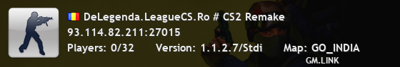 DeLegenda.LeagueCS.Ro # CS2 Remake