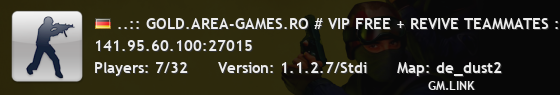 ..:: GOLD.AREA-GAMES.RO # VIP FREE + REVIVE TEAMMATES ::..