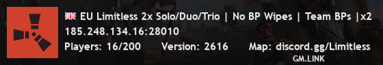 EU Limitless 2x Solo/Duo/Trio | No BP Wipes | Team BPs |x2