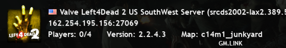 Valve Left4Dead 2 US SouthWest Server (srcds2002-lax2.389.55)
