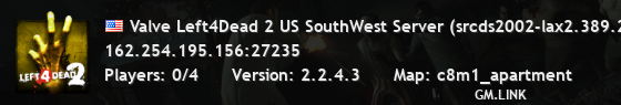 Valve Left4Dead 2 US SouthWest Server (srcds2002-lax2.389.221)