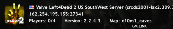 Valve Left4Dead 2 US SouthWest Server (srcds2001-lax2.389.327)