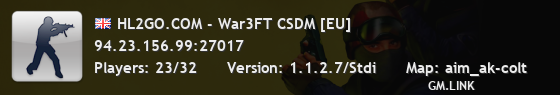 HL2GO.COM - War3FT CSDM [EU]