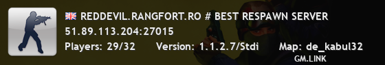 REDDEVIL.RANGFORT.RO # BEST RESPAWN SERVER