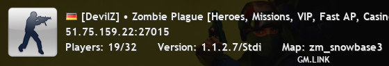 [DevilZ] • Zombie Plague [Heroes, Missions, VIP, Fast AP, Casino, Pets]