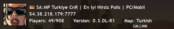 SA:MP Turkiye CnR | En Iyi Hirsiz Polis | PC/Mobil