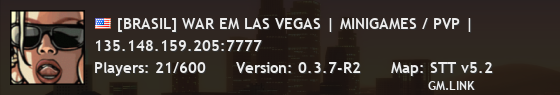 [BRASIL] WAR EM LAS VEGAS | MINIGAMES / PVP |