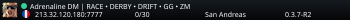 Adrenaline DM | RACE • DERBY • DRIFT • GG • ZM