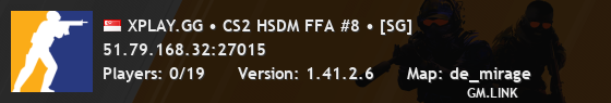 XPLAY.GG • CS2 HSDM FFA #8 • [SG]