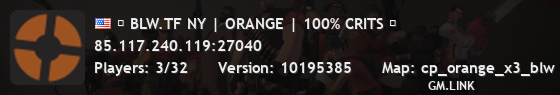 █ BLW.TF NY | ORANGE | 100% CRITS █