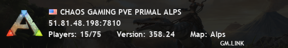 CHAOS GAMING PVE PRIMAL ALPS