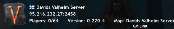 Davids Valheim Server