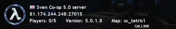 Sven Co-op 5.0 server