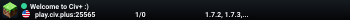 Welcome to Civ+ :)