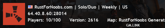 RustForNoobs.com | Solo/Duo | Weekly | US