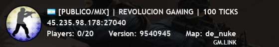[PUBLICO/MIX] | REVOLUCION GAMING | 100 TICKS