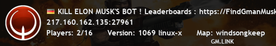 KILL ELON MUSK'S BOT ! Leaderboards : https://FindGmanMusk.ovh