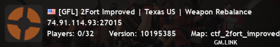 [GFL] 2Fort Improved | Texas US | Weapon Rebalance