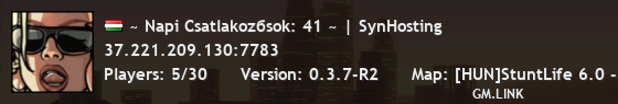 ~ Napi Csatlakozбsok: 14 ~ | SynHosting