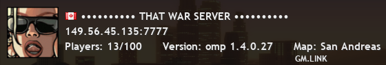 •••••••••• THAT WAR SERVER ••••••••••