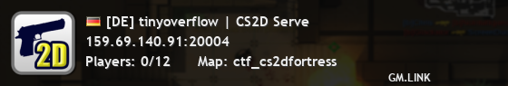 [DE] tinyoverflow | CS2D Serve