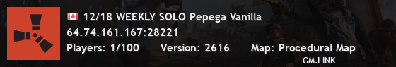 12/18 WEEKLY SOLO Pepega Vanilla