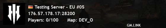Testing Server - EU #05