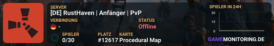 [DE] RustHaven | Anfänger | PvP