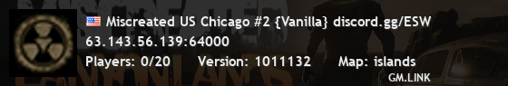 Miscreated US Chicago #2 {Vanilla} discord.gg/ESW