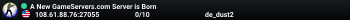 A New GameServers.com Server is Born
