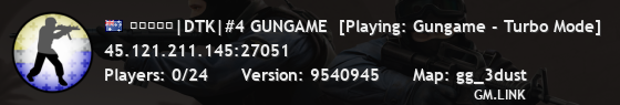 ████►|DTK|#4 GUNGAME  [Playing: Gungame - Turbo Mode]