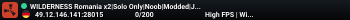 WILDERNESS Romania x2|Solo Only|Noob|Modded|JUST WIPED|04.06