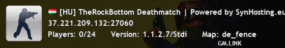 [HU] TheRockBottom Deathmatch | Powered by SynHosting.eu