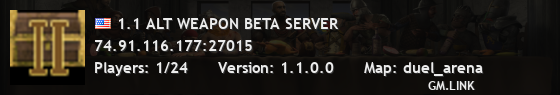 1.1 ALT WEAPON BETA SERVER
