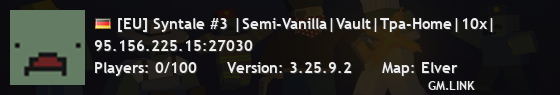 [EU] Syntale #3 |Semi-Vanilla|Vault|Tpa-Home|10x|