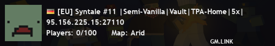 [EU] Syntale #11 |Semi-Vanilla|Vault|TPA-Home|5x|