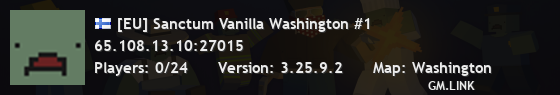 [EU] Sanctum Vanilla Washington #1