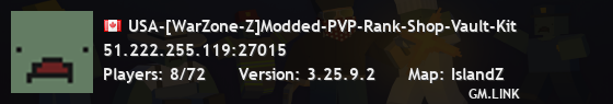 USA-[WarZone-Z]Modded-PVP-Rank-Shop-Vault-Kit