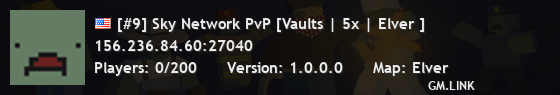 [#9] Sky Network PvP [Vaults | 5x | Elver ]