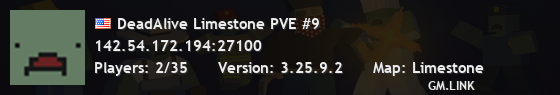 DeadAlive Limestone PVE #9