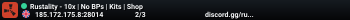 Rustality - 10x | No BPs | Kits | Shop