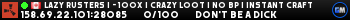 Lazy Rusters I - 100x | Crazy Loot | No BP | Instant Craft