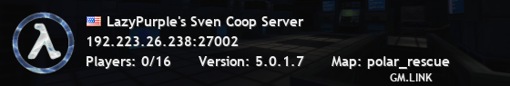 LazyPurple's Sven Coop Server