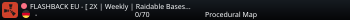 FLASHBACK EU - [ 2X | Weekly | Raidable Bases | MAX3 ]