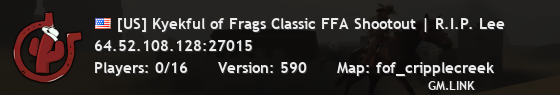 [US] Kyekful of Frags Classic FFA Shootout | R.I.P. Lee