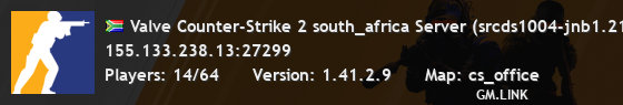 Valve Counter-Strike 2 south_africa Server (srcds1004-jnb1.213.