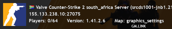 Valve Counter-Strike 2 south_africa Server (srcds1001-jnb1.213.
