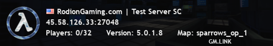 RodionGaming.com | Test Server SC