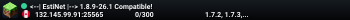 <--| EstiNet |--> 1.8.9-26.1 Compatible!