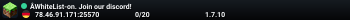 ÂWhiteList-on. Join our discord!